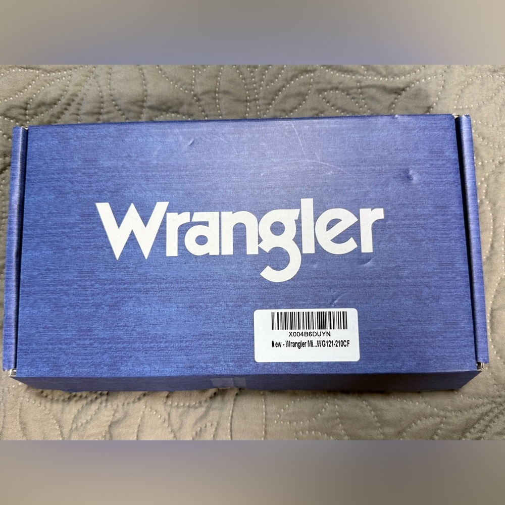 Wrangler Chevron Pattern Brown Wallet - image 5